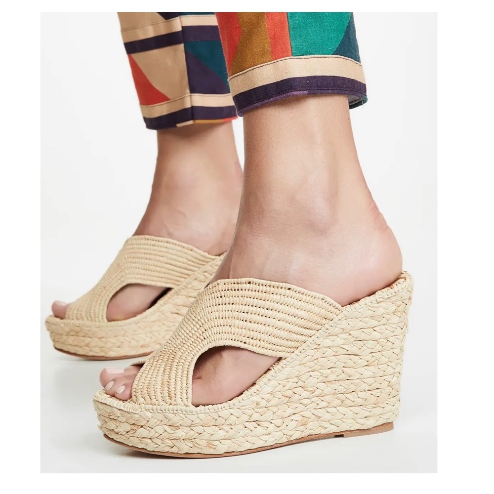 Carrie Forbes Lina Wedge Mules